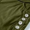 thumbnail image 5 of Mother's Day Gifts! lcziwo Wide Leg Sweatpants for Women Button Drawstring Straight Leg Yoga Pants Casual Low Waisted Baggy Lounge Pants with Pockets Army Green XXXL, 5 of 8