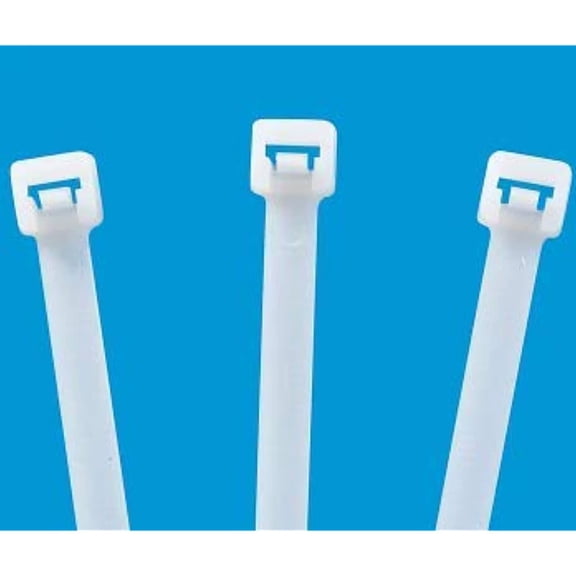 Nylon Ties 28in Length White (100pcs)
