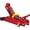 Red-2.5 Ton, variant on HPDMC 3 Ton Hydraulic Floor Jack - Low Profile Steel Car Lift, 6,600 lbs Capacity, Blue