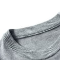 thumbnail image 4 of RYRJJ Mens Crewneck Sweater Loose Lightweight Long Sleeve Knitted Pullover Shirts Soft Casual Basic Sweaters(Gray,XXL), 4 of 6