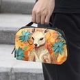 thumbnail image 2 of Kangaroo Hard Drive Bag Travel Organizer Phone Charger Organizer Small Electronics Travel Organizer Waterproof Oxford Fabric 5.9x9.44x3.14 in, 2 of 6