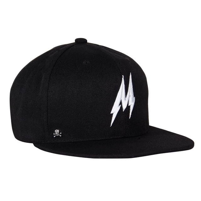Gorra Plana Negra Unitalla M Rayos