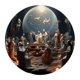 thumbnail image 1 of XWSHYW Decoraciones Navideñas Efecto 2024 Visión Estereoscópica de Navidad Bendición de Nacimiento Colgante Adornos Colgantes de Acrílico para Coche, 1 of 6