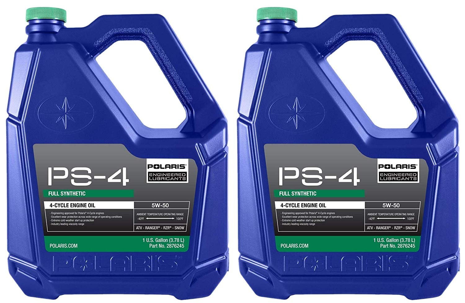 Genuine Polaris PS4 Full Synthetic Oil 5W502876245 2 Pack