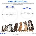 thumbnail image 5 of Teddy Run 2PCS USB Rechargeable LED Dog Collar - Light Up Adjustable Pet Collar With 3 Modes, 360° Glow Safety Collar For Small/Medium/Large Dogs - TPU Cuttable Puppy Collar For Night Walking (Blue), 5 of 7
