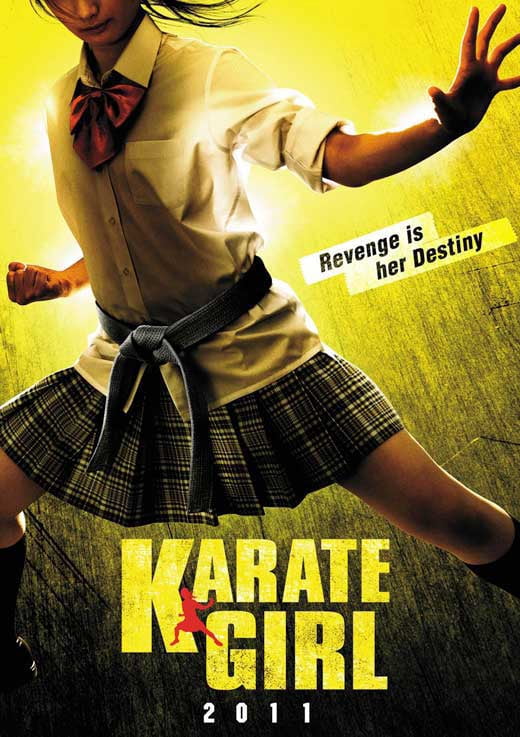 Karate Girl movie POSTER (Style A) (11" x 17") (2011)