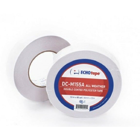 ECHO Double Sided Tape DC-M155A Hot Cold Weather Polyester Tape 1.5'' x 60 Yards