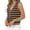 Camel Color, variant on Women'S Knit Striped Vest Sleeveless Button Down Cardigan Short Cropped Sweater Waistcoat / /Black