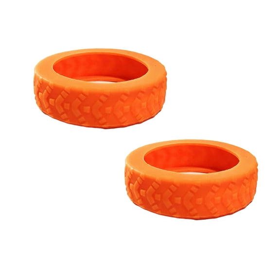 2pcs Silicone Wheel Protectors For Tabletop Luggage Suitcase And Office Chairs