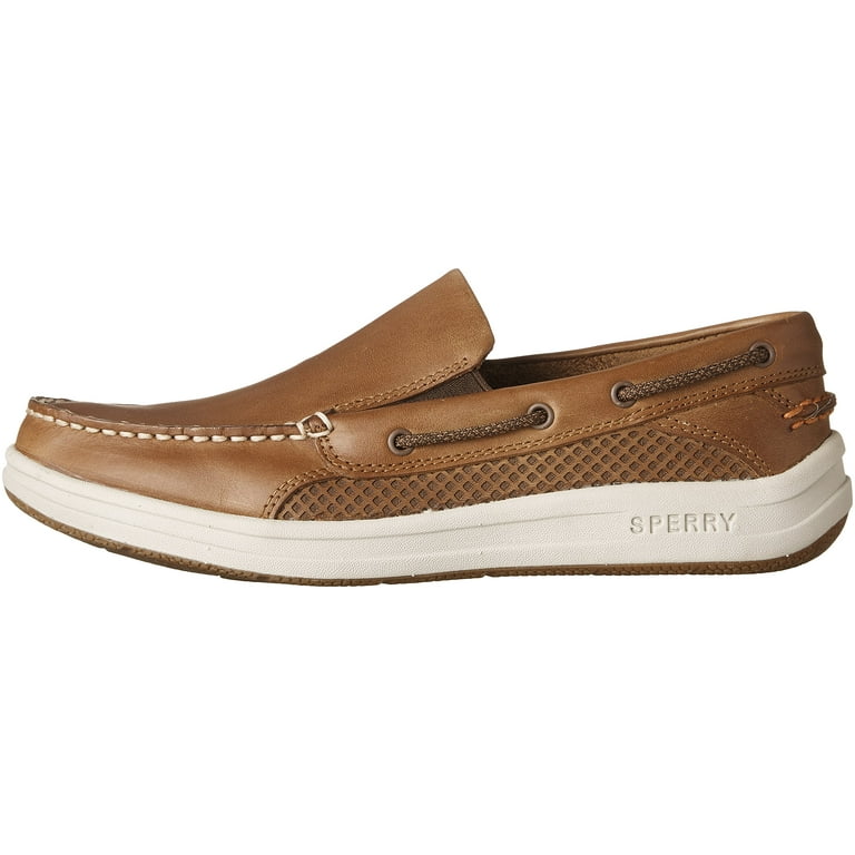 Sperry STS16474 Top Sider Gamefish Mens Dark Tan Boat Shoes 9.5 D M US Men Walmart