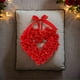 thumbnail image 5 of Floral Garland Dangling Valentines Day Decoration 40cm Beautiful Red Flower Garland with Bowtie Decoration for Entrance, 5 of 5