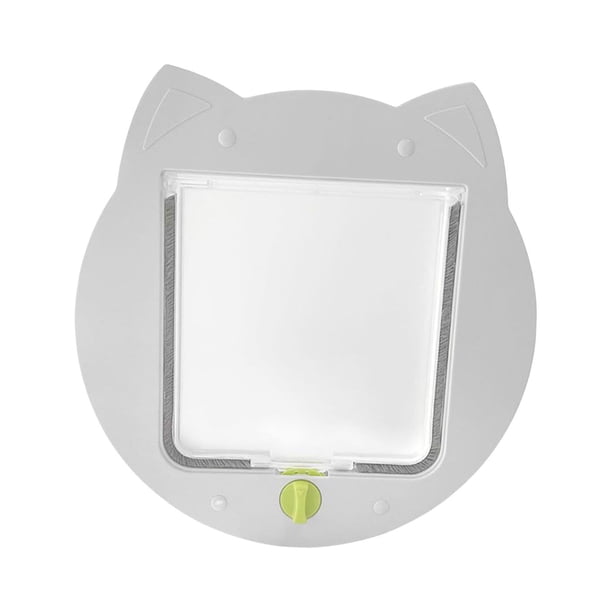 Puerta portátil con solapa para perros y gatos, puerta de seguridad para gatos y cachorros, puerta fácil de instalar para mascotas, ventana de