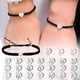 thumbnail image 2 of Xiao Hua Pulsera de cuerda trenzada con inicial de corazón para adolescentes, niñas y niños, hecha a mano, joyería minimalista, pulsera a juego para parejas - E, 2 of 5