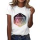 thumbnail image 2 of Puntoco Mujer Casual Sexy Moda Verano Cuello Redondo Camiseta Impreso Manga Corta Tops Blusa Puntoco Puntoco-8494, 2 of 6
