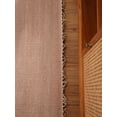 thumbnail image 3 of Rugsotic Carpets Eco-Friendly Woven Hand Woven Kilim Flat Weave Light Brown Solid Area Rug, 6'x9' Rectangle, Antimicrobial, 3 of 8