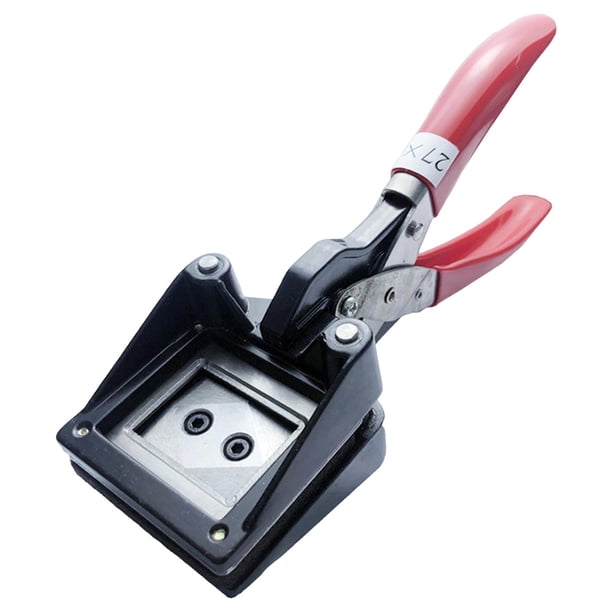 Troqueladora de 27 × 38 Mm, Fácil de Usar, Portátil, Herramienta Profesional para Tarjetas de Visita Y Manualidades Escolares.