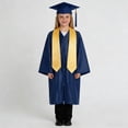 thumbnail image 6 of Children Kindergarten Graduation Cap and Gown with 2026 Tassel and Gold Stole Navy Cap and Gown for Kindergarten Graduation Celebration Dress Outfit, 6 of 6