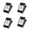 B, variant on NWOKYZGH 2Pcs Clip on Solar Lights for Fence, Solar Motion Lights Outdoor Waterproof, Portable Security Light for Fence, Deck, Garage, Camping