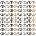 thumbnail image 1 of Miangastore Metal Button Antique Bronze 80Pcs 5.5Mm, 1 of 7