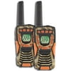 (2) COBRA CXT1045R-FLT-CAMO 37 Mi Waterproof Floating 2Way Radios Walkie Talkies