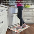 thumbnail image 6 of CounterArt "Floral Frenzy" Comfort Kitchen Floor Mat, 6 of 7