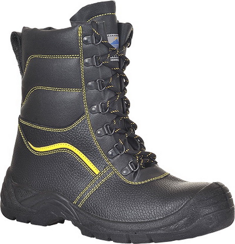 PVC Work Safety Boots Waterproof Lightweight Shoes Steel Toe Cap Portwest FW05 