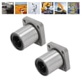 thumbnail image 3 of Rodamientos Lineales De Bolas, 2 Piezas De 20 Mm De Diámetro De Orificio, Rodamientos De Brida De Carga Pequeña, Alta Precisión, 32 Mm De Diámetro Exterior Para Industrias De, 3 of 7