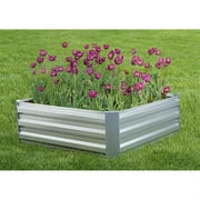 CASTLECREEK Galvanized Steel Planter Box, Medium