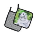 thumbnail image 2 of Caroline's Treasures Maremma Sheepdog St Patrick's Pair of Pot Holders, 2 of 2