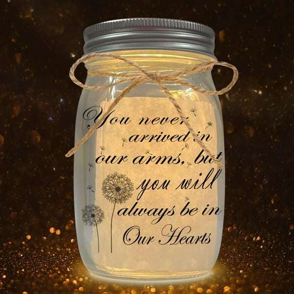 shiyou-Sympathy Gift for Loss of Loved One, Loss of Loved One Mason Jar Night Light, In Memory of Loved One Gifts, Bereavement Gifts Ideas, Dandelion Decor Night Light, Home Bedroom Decor Lights
