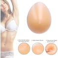 thumbnail image 3 of 1 Uds formas de senos de silicona prótesis de mastectomía travesti sujetador potenciador insertos una pieza A B C D Copa, 3 of 5
