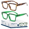 thumbnail image 1 of MAGMALIFE Lentes para Computadora Paquete de 2 Piezas con Tecnología Blue Light y Protección UV400, Antirreflejantes, Unisex, Sin Graduación, Diseño Moderno, Gafas para Oficina, Estudio o Pantalla, 1 of 9
