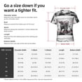 thumbnail image 4 of Bixox Men's Yak Printed Short Sleeve Skinny Athletic T-Shirt, 4 of 6