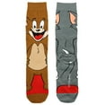 thumbnail image 3 of Tom And Jerry Animigos 360 Cartoon Character Odd Casual Crew Socks for Men, 3 of 5