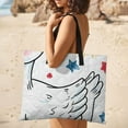 thumbnail image 5 of Patriotic Duck Celebrates Freedom Waterproof Picnic Blanket with Foldable Zipper, Suitable for Outdoor Use, Suitable for Travel, Camping, Beaches, Parks, Grasslands, Picnic Blanket Accessories, 5 of 8