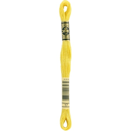 UPC: 0077540928064 | DMC 6-Strand Embroidery Cotton 8.7yd-Light Yellow Plum