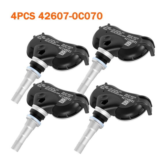 TPMS Sensor fit for Toyota Sienna 2007-2020, Sequoia 2008-2017, Tundra 2007-2017,4pcs 315MHz Tire Pressure Monitor System # 42607-0C070 4260708010 426070C050 426070C030 426070C060