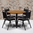 thumbnail image 2 of Scranton & Co 5 Piece Laminate Table Set in Black and Natural, 2 of 2
