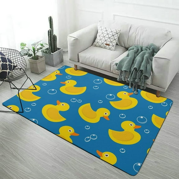 Bunch of Rubber Ducks Home Decor Living Room Carpet Non-slip Soft Comfy Floor Rug Kitchen Bedroom Entrance Doormat Mats