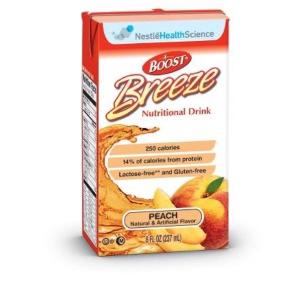 Resource Boost Breeze Oral Supplement Peach 8 Oz Carton Ready To Use One Count Walmart Com
