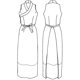 thumbnail image 2 of Folkwear #131 Vestido de falda de puente chupapa tibetano Patrón de costura tradicional del Tíbet (solo patrón) folkwear131, 2 of 4