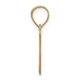 thumbnail image 2 of 14k Yellow Gold Polished Finish Script Design Letter W Initial Pendant, 2 of 4