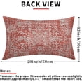 thumbnail image 3 of Coral Boho Lumbar Pillow Covers 12x20 Inch Bohemian Carpet Ethnic Decorative Rectangle Pillow Cases Beige Tan Gray Floral Cushion Covers Farmhouse Home Decor for Sofa Couch Outdoor Set of 2, 3 of 6