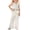 E104-White, variant on Girls 2 Piece Set Fashion Floral Embroidery Sleeveless Camisole Top Wide Leg Pants Set Summer Casual Cute Outfit for Kids Ages 1-8