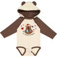 thumbnail image 3 of Inktastic 2 Homes 1 Heart Guatemala Boys or Girls Long Sleeve Baby Bodysuit, 3 of 5