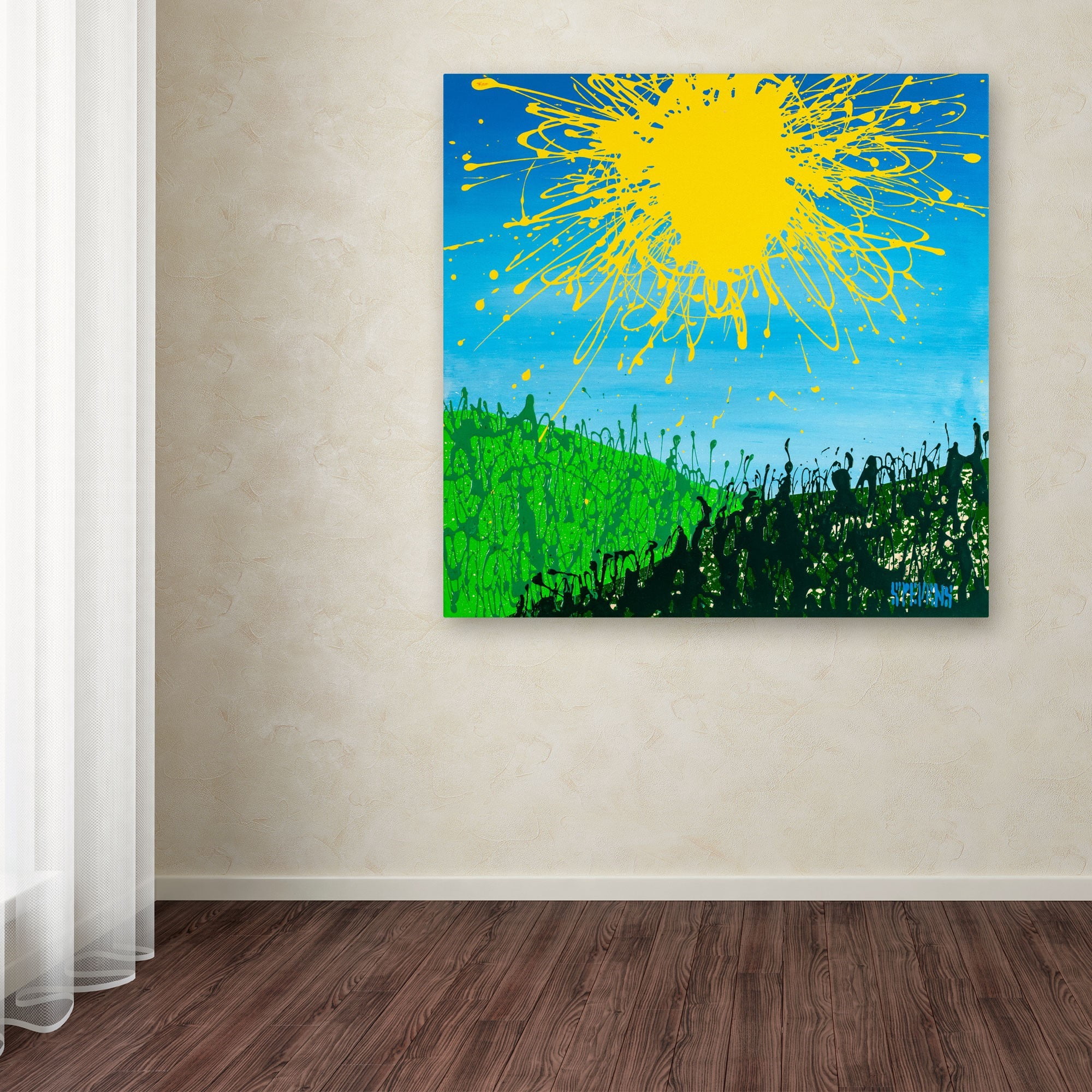 Trademark Fine Art "Sun Valley" Canvas Art by Roderick Stevens