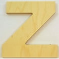 thumbnail image 4 of Package of 1, 6 Inch X 3/4" Thickness Baltic Birch Wood Letter Z in The Arial Font, Thick, Upper Case for Art & Craft Project, Made in USA, 4 of 4