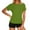 Green, variant on Otntypg Womens Fashion Tops Cute Summer Short Sleeve Basic Solid Color Athletic Crewneck T-Shirts Loose Fit Casual Workout Tees Shirt Hot Pink M