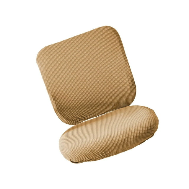 serony Computer Chair Cover Swivel Chair Cover for Rotating Chair Brown