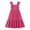 Hot Pink-f, variant on LRen Girls Flutter Ruffle Sleeve Dress,Solid Ruched Tiered Bowknot Summer Swing Sundress Birthday Party Casual Outfit 4-15 Years
